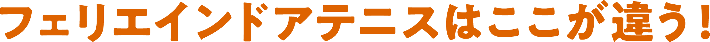 フェリエインドアテニスはここが違う！